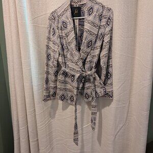 Jack Southwest tie waist Blazer jacket size medium